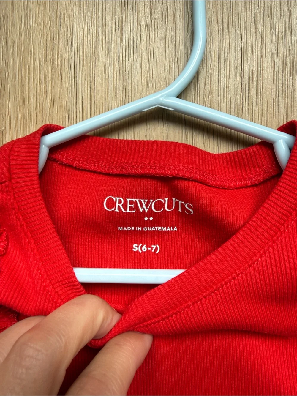 Crewcuts Bright Red long sleeve top